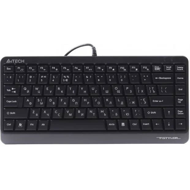 Клавиатура A4Tech Fstyler FKS11 (черный/серый)